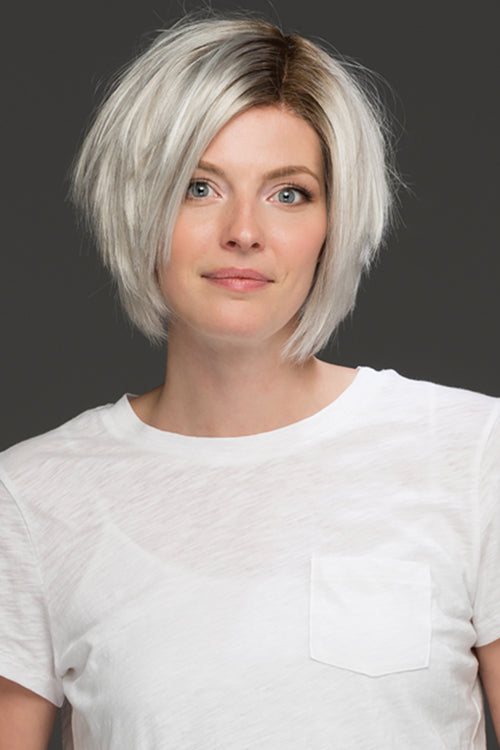 Ryder By Estetica in Iced Blonde Dusted w Soft Sand n Golden Brown Roots (SILVERSUNRT8)