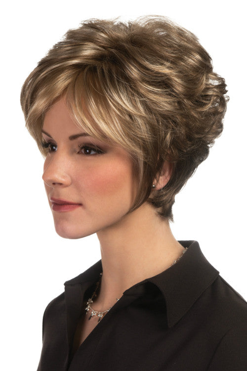 Symone By Estetica in Light Brown w Chunky Golden Blonde Highlights (R12/26CH)