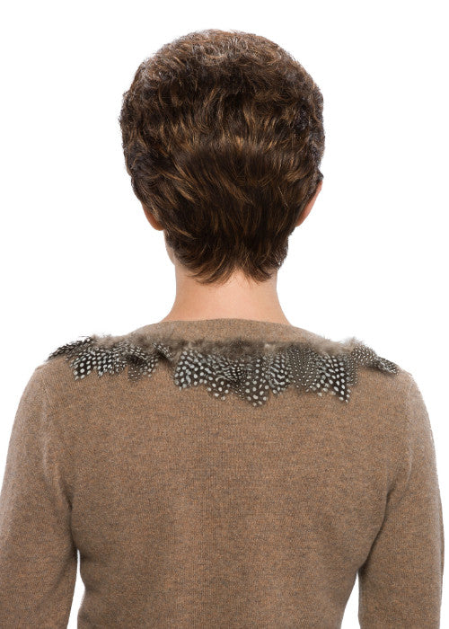 Tess by Tony of Beverly in Medium Brown w Strawberry Red Highlights (6/28)