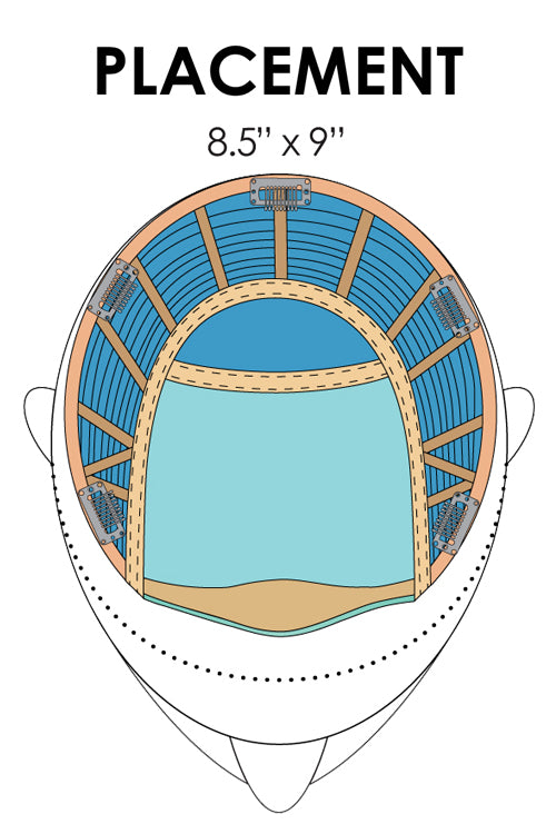 Top Style 12" - Human Hair by Jon Renau - placement
