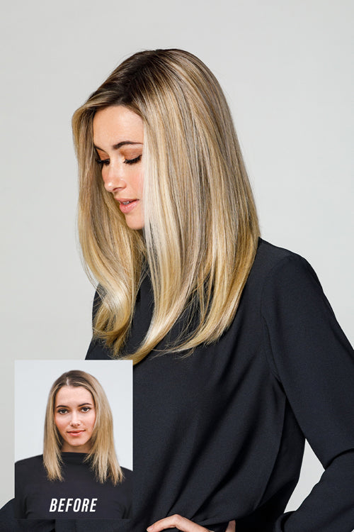 easiPart Medium HD 18" by Jon Renau in Shaded Praline (12FS8)