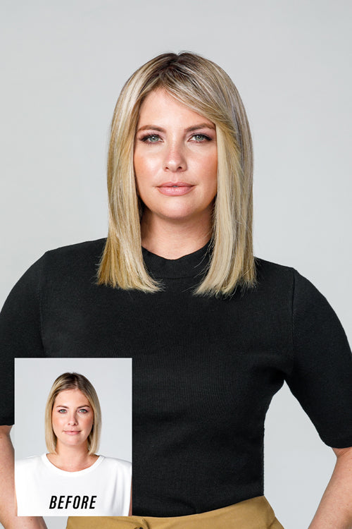 easiPart T HD 12" by Jon Renau in Shaded Praline (12FS8)