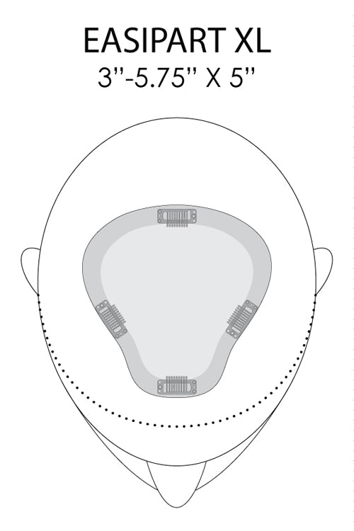 EasiPart XL Placement and Dimensions