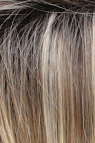 Light Brown w Golden Blonde Highlights n Dark Brown Roots (R12/26RT4)