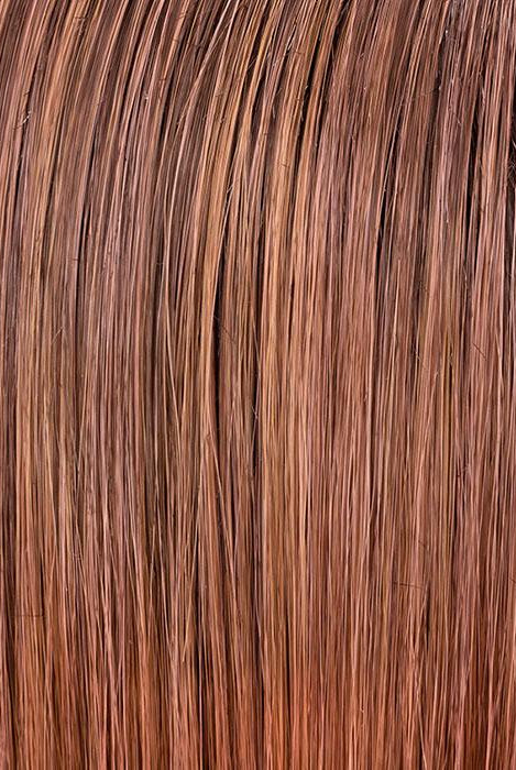 Rosewood Rooted | Medium Dark Brown Roots that Melt into a Mixture of Saddle Brown and Terra-Cotta Tones