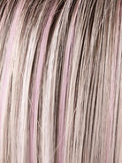 Pastel Rose Rooted | Pink and Pearl Blonde Blend with Light Brown Roots