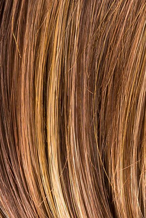 Hazelnut Mix (33.27.6) | Medium Brown Base with Medium Reddish Brown and Copper Red Highlights and Dark Roots